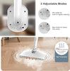 Steam Cleaner, 6 in1 Rotated Steam Mop Cleaner with 2 Modes, 2 Microfiber Pads, Detachable Steam Mops for Floor, Laminate Floor, Tiles Cleaning (White)