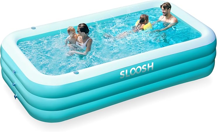 Inflatable Pool, Cyan