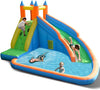 Inflatable Water Slide, Giant Bouncy Waterslide Park for Kids Backyard Outdoor Fun with Climbing Wall, Splash Pool, Blow up Water Slides Inflatables for Kids and Adults Party