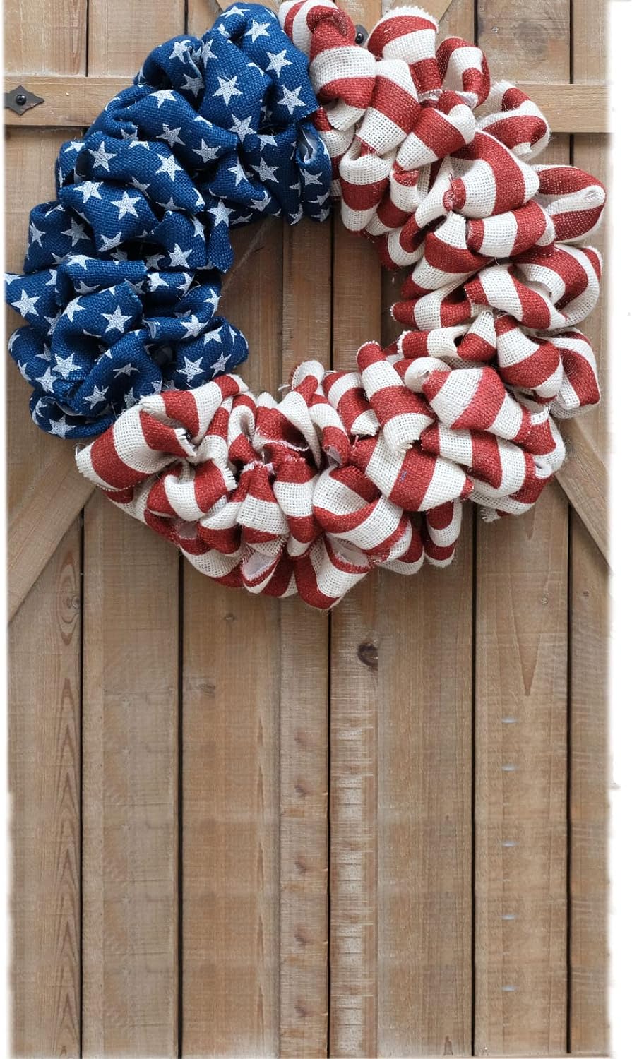 20Inch Patriotic Burlap Wreath, final cut