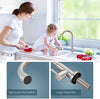 Cold Water Only Kitchen Faucet Brushed Nickel Sink Faucet Stainless Steel Faucet High Arc Single Handle