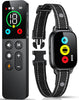 Dog Training Collar with Remote, Smart Dog Shock Collar with 3 Training Modes and Training Icons, Waterproof Electric Dog Shockers for Large and Medium Dog