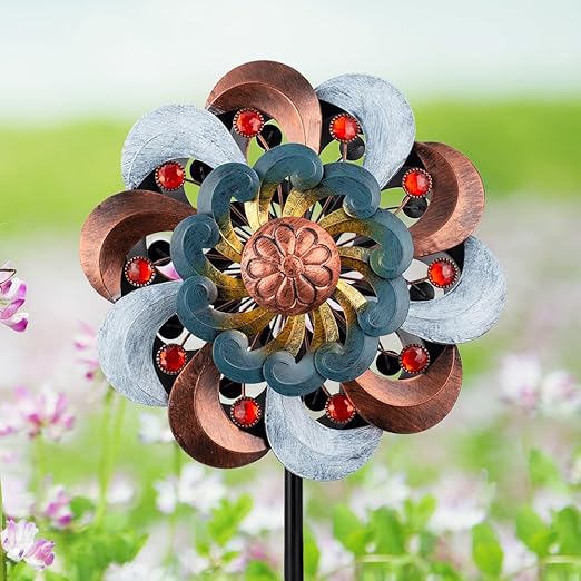 Wind Spinners Outdoor, Kinetic Decorative Metal Wind Spinners