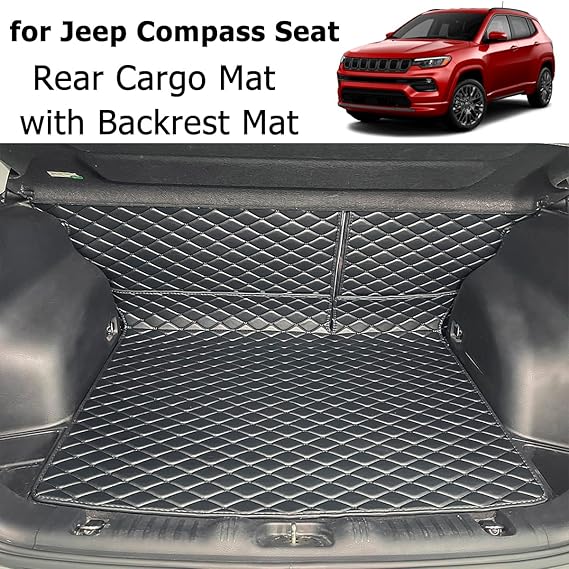 2016-2025 Jeep Compass Trunk Mat and Rear Backrest Mat Cargo Liners