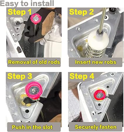 2025 Upgrade Washer Suspension Rod Kit(OEM), Fit for Samsung Washing Machine