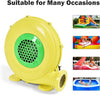Bounce House Blower Watt  for Inflatable Bounce House Bouncy Castle,Yellow/green
