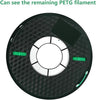 3D Printer Filament, Dimensional Accuracy Green