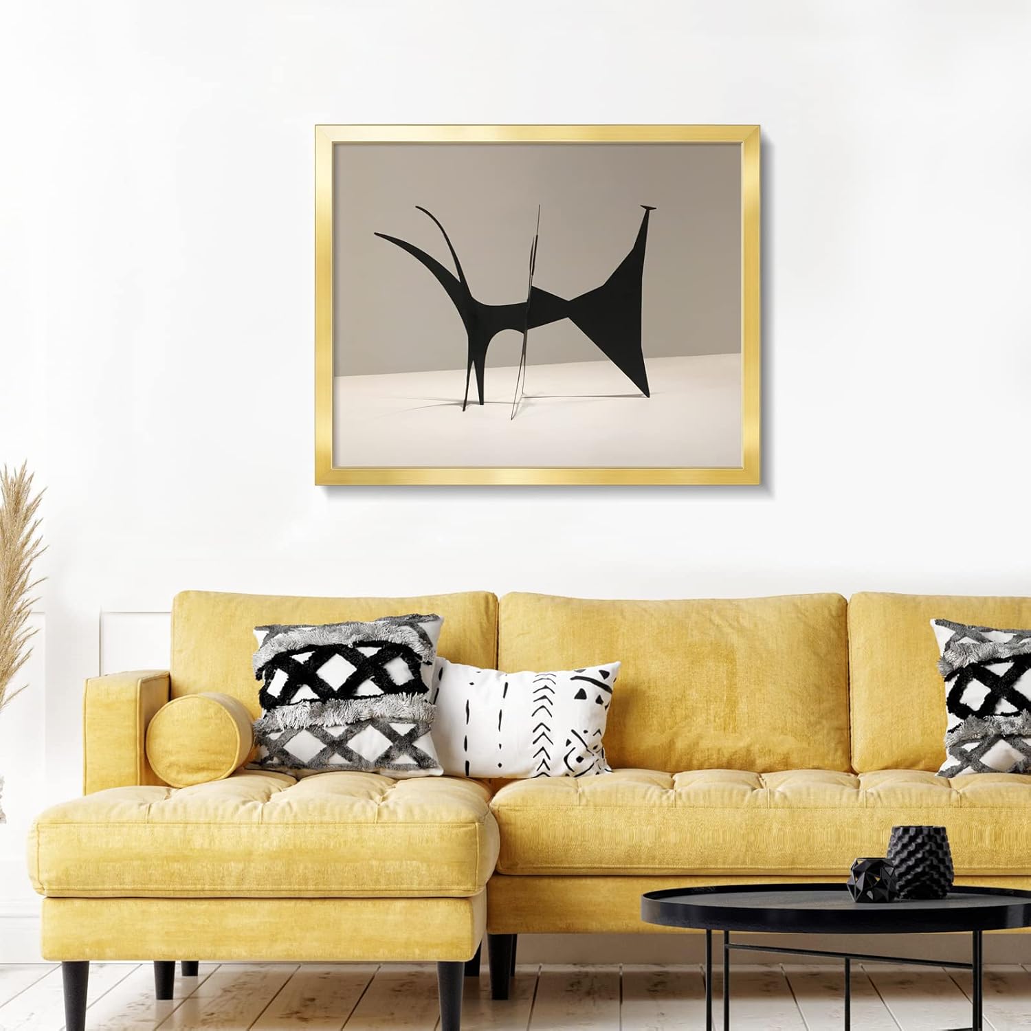 Large Poster Frame with High Definition Plexiglass, Gold 1pc – Salvage ...