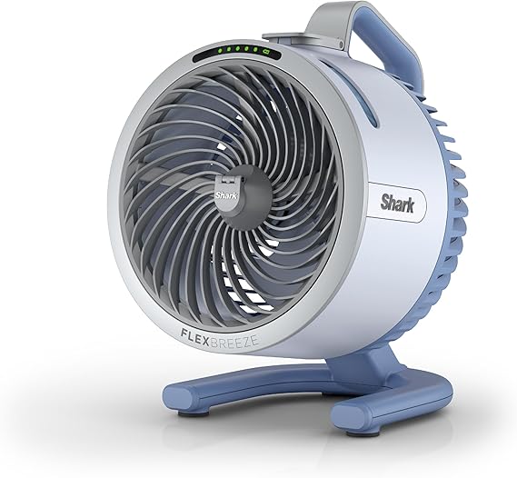 Ultra-powerful portable fan, 5 speeds, 2 bonus modes, & evaporative misting, Glacier