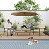 Deep seat Patio Cushion Set Waterproof Fade-Resistant Patio Furniture Cushions & with Removable Cover Deep Seat & Back Cushion with Handle and Fixed Belt Outdoor Chair Cushion