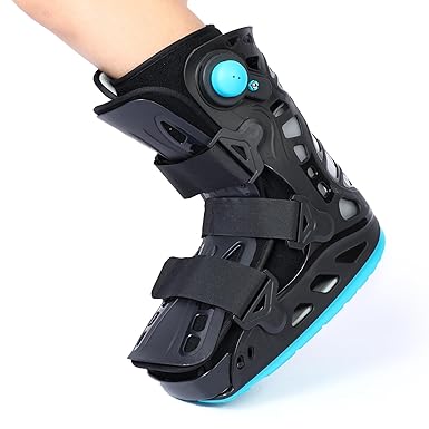 Medical Inflatable Walking Boot, Air Cam Walker Fracture Boot, Short Orthopaedic Boot (Small)