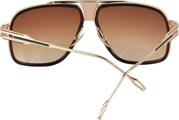 Aviator Sunglasses for Men UV Protection Goggle Alloy Frame with Case