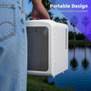 Mini Compact Refrigerator with Gaming Light, Portable Mini Fridge