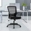Ergonomic Office Mesh Computer Chair with Back Lumbar Support Arms, Black