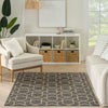 Horizon Charcoal 4 ft. x 6 ft. Indoor/Outdoor All-Over design Contemporary Area Rug