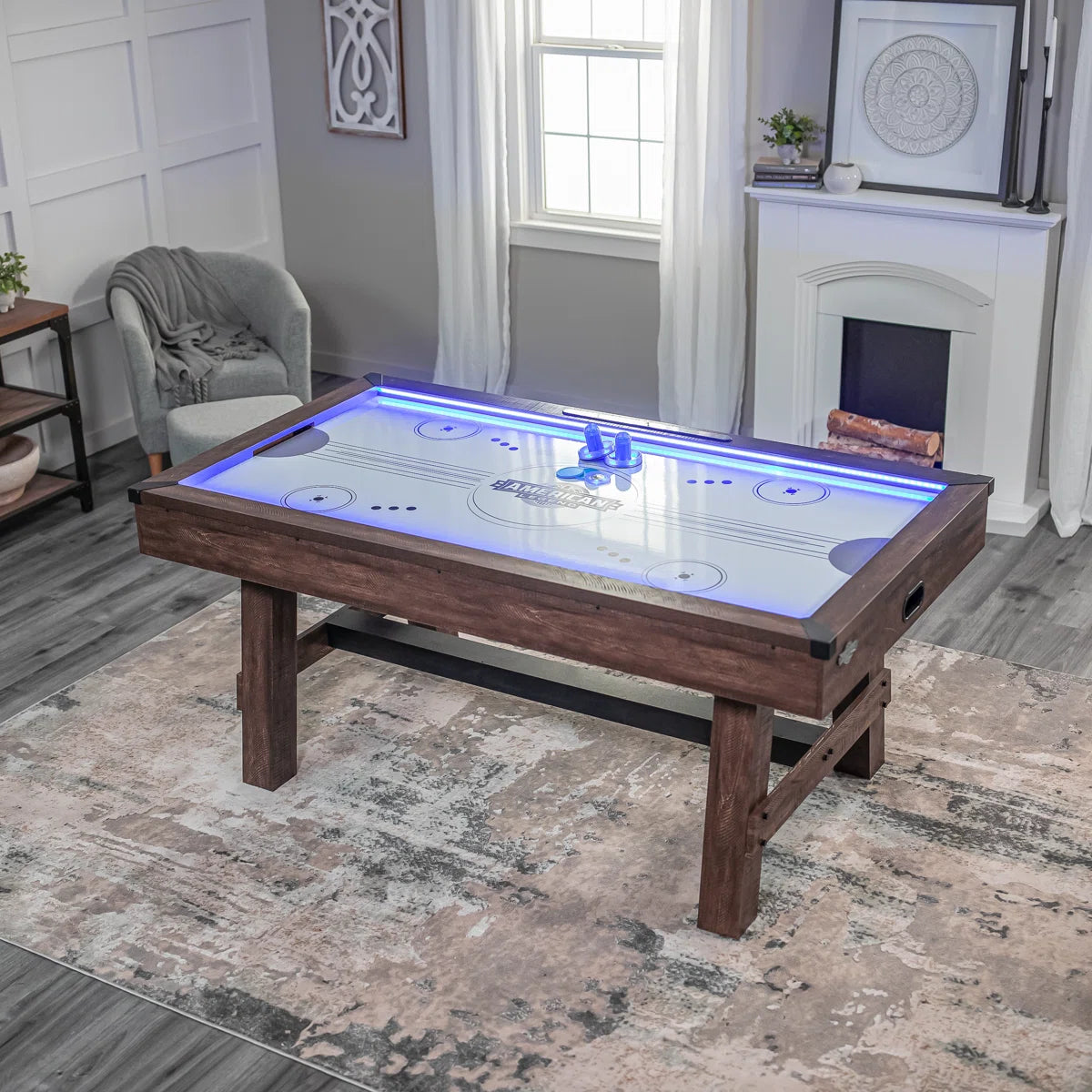 Austin LED Air Hockey Table