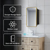 Bathroom Wall-Mounted Mirrored Cabinet