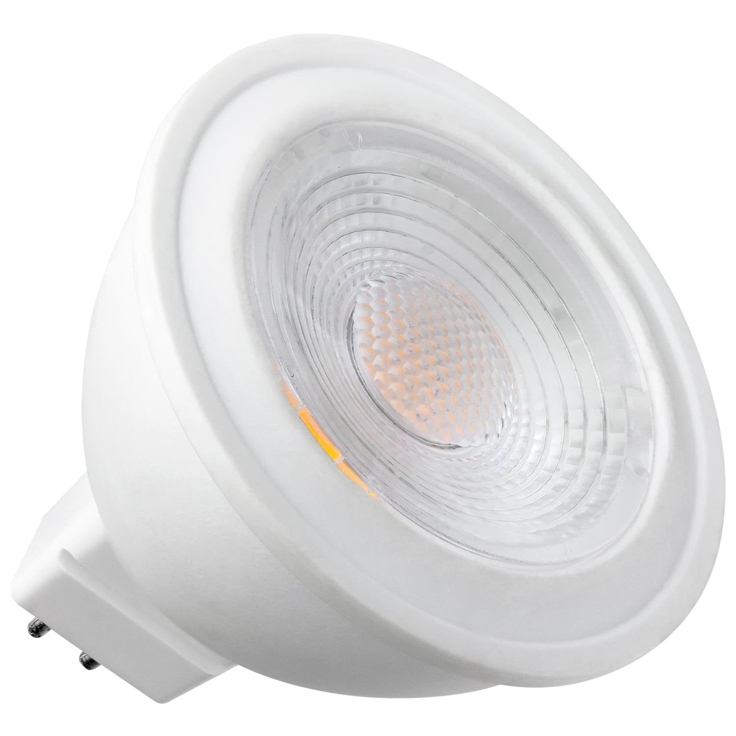 6 Pack Sunlite MR16 LED Bulb, 120 Volt, 5 Watt, 3000K Warm White, 450 Lumens, 80 CRI, GU5.3 Base, 30,000 Hour Long Life, 50W Equivalent, Energy Saving, Cool Touch