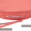 Coral Round Outdoor Seat Cushion (2-Pack)