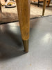 Boucle Upholstered Accent Arm Chair with Brass Details SHOWROOM ITEM