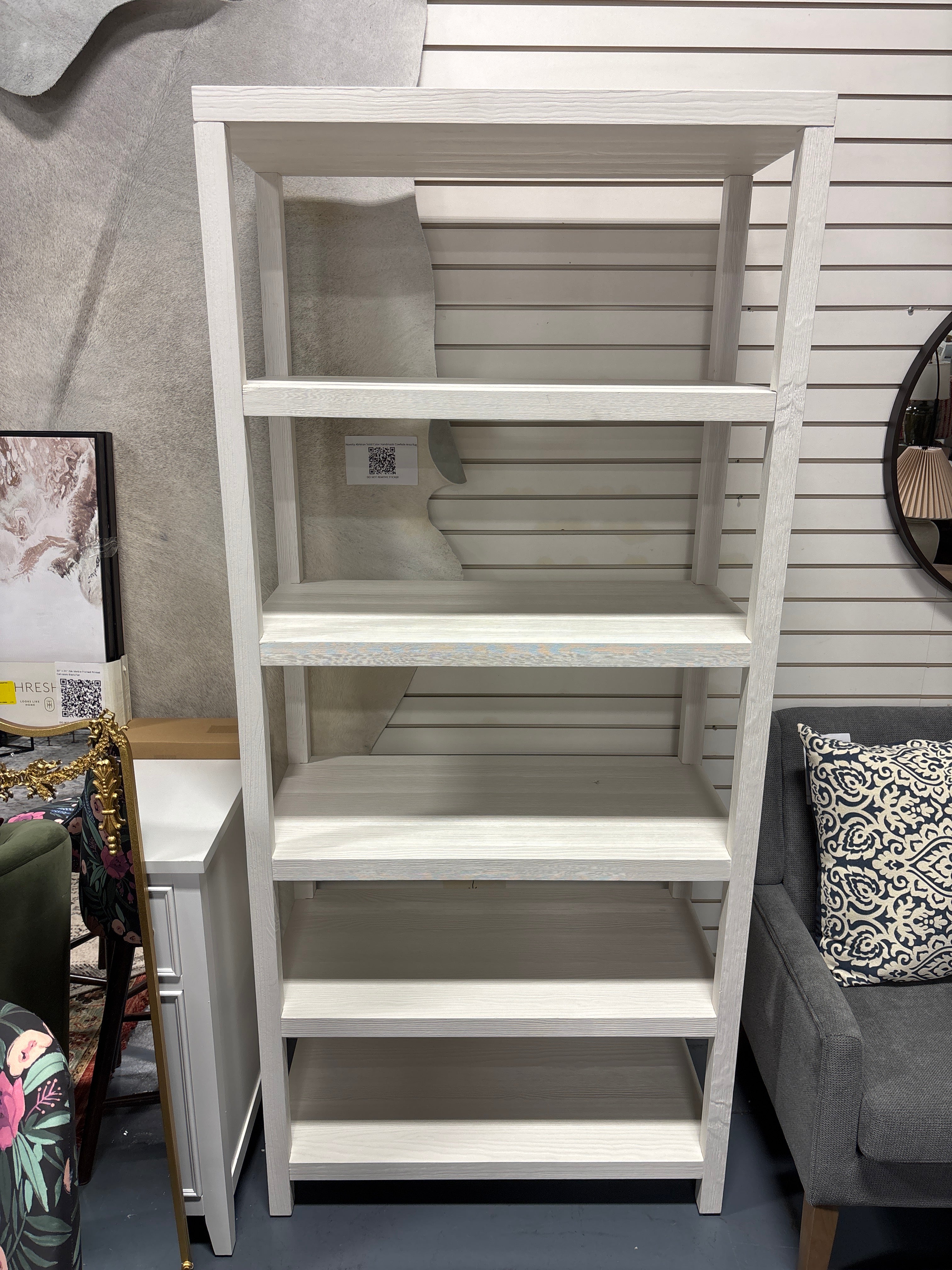 Weekender White Sand Boothbay Etagere Shelf SHOWROOM ITEM