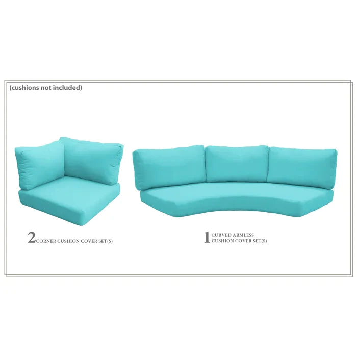 8 Piece Indoor/Outdoor Cushion Cover Set