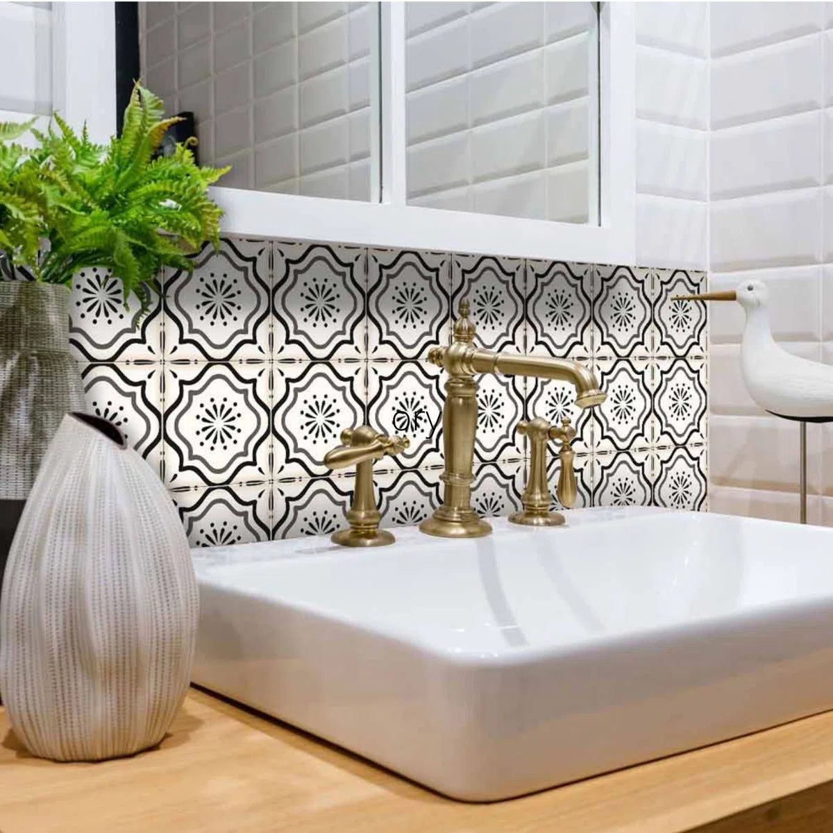 Vinyl Peel and Stick Mosaic Tile