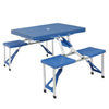 Winado HDPE Portable Folding Picnic Table and 4 Chairs Set