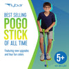 Maverick Foam Pogo Stick for Kids, Outdoor Kids Toys, Green/Blue