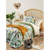 Botanical Garden Cotton Kids' Comforter Set Green - Queen