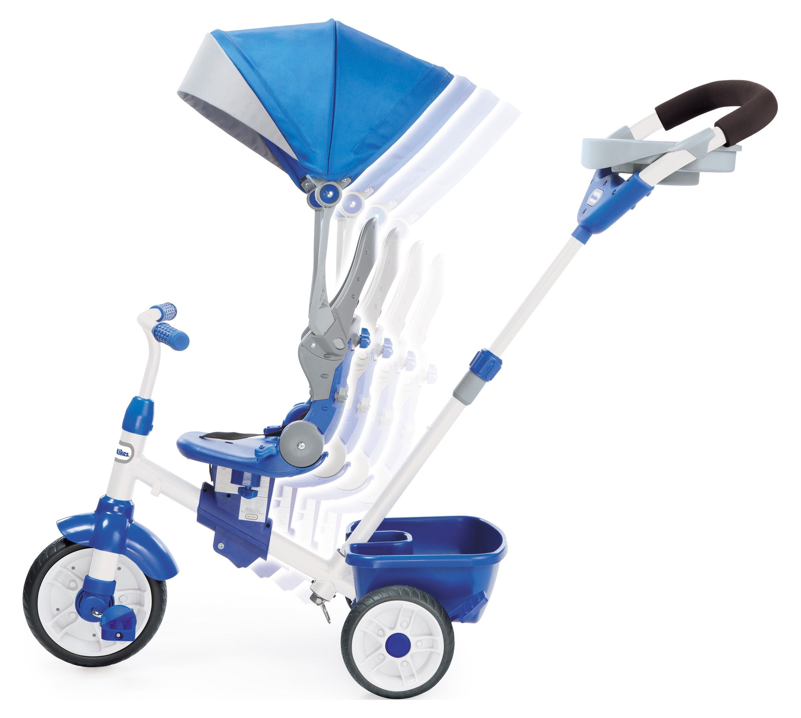 Perfect Fit 4-in-1 Trike, Convertible Tricycle, Ages 9 Months to 3 Years, Blue