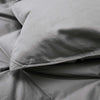 800 Fill Power 700 TC 93 Percent Winter White Goose Down Comforter - Queen/Full - Grey