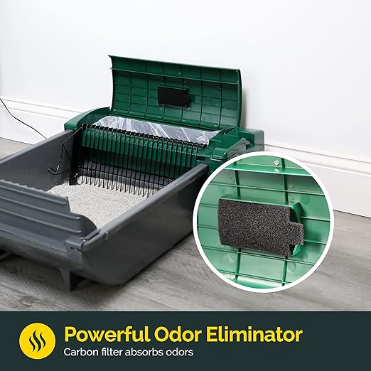 Smart Scoop Litter Box Value Pack, Self Cleaning, Hands-Free Large Litter Box