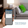 Universal Remote Control for Samsung TV, Blu-ray, Soundbar, Cable/Satellite, Streaming Players, Roku Boxes, and More, 30 Ft Find-It Feature, 4 Device, Backlit, Black