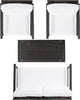4 Piece Safavieh Outdoor Collection Garnen Wicker Set