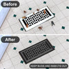 3Pack DIY Floor Vent Covers, PVC Magnetic Vent Covers Air Vent Screen Mesh AC Vent Mesh Cover Register Screen Cover for Floor Wall Ceiling Catch Debris Hair Insect