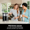 12-Cup Programmable Coffee Brewer, 2 Brew Styles, Adjustable Warm Plate, 60oz Water Reservoir, Delay Brew - Black/Stainless Steel