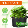 6-Pack Grow Bags, Aeration Fabric Pots with Handles, Heavy Duty Cloth Pots for Plants
