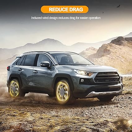 4 Pack Car Wheel Rim Skin Cover Hub Caps Hubcap Wheel Cover Silver