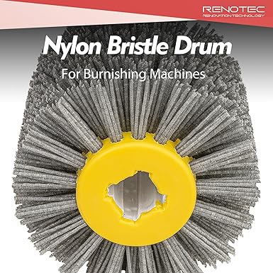 Nylon Bristle Drum, Scale and Rust Stripping, for Burnishing Polishing Machine