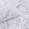 3 Piece Serena Comforter Set, King, White