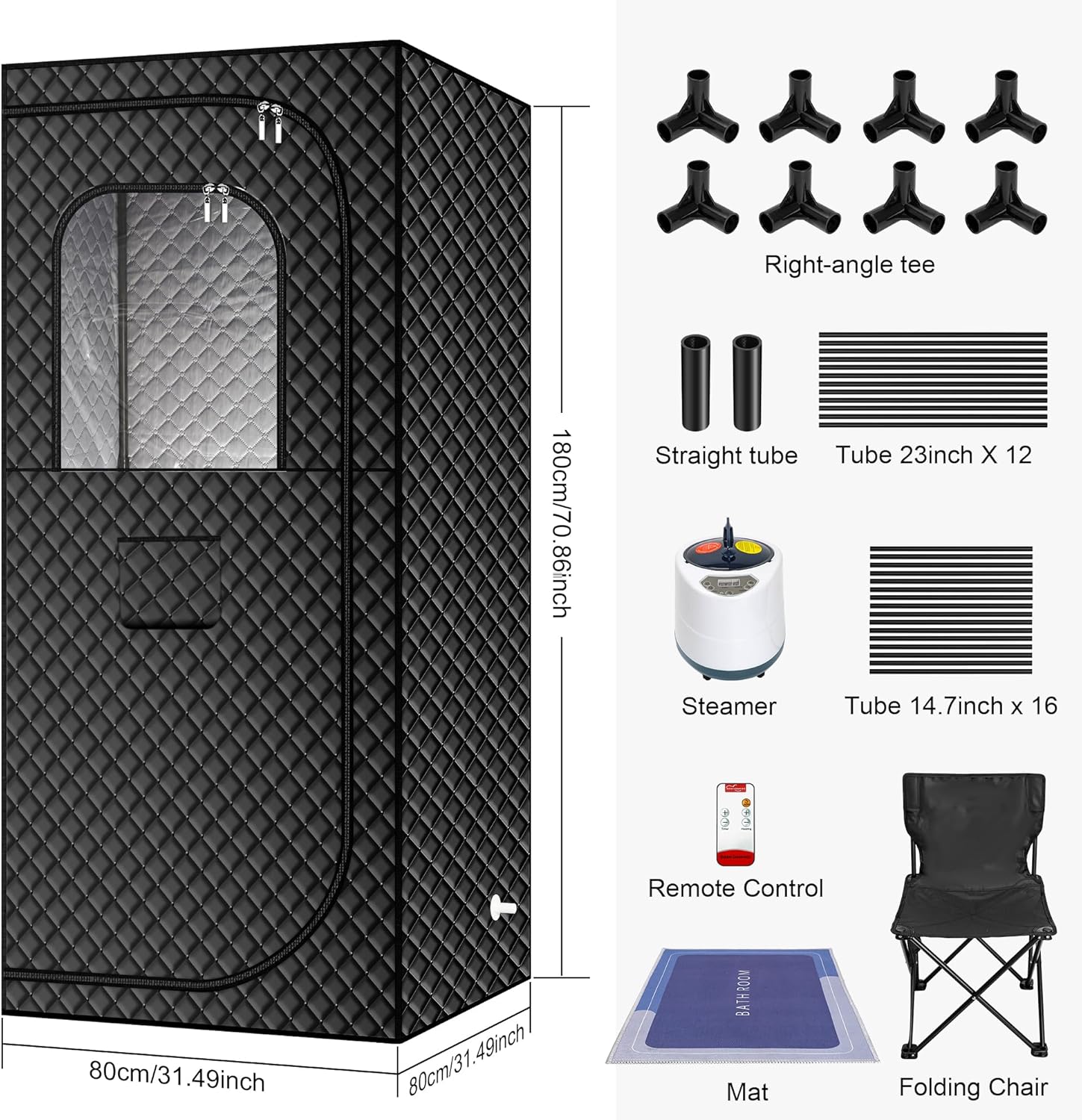 Portable Steam Sauna Box, Person Sauna Tent
