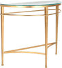 Baur Antique Gold Glass Couture Console Table