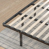 14 Inch Metal Platform Bed Frame / No Box Spring Needed, Twin