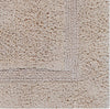 100% Cotton Lux Collection Bath Mats, Sand Bath Mat - Tufted, Reversible & Absorbent & Machine Washable Bath Mats for Bathroom Floor, Shower & Sink Bath Mat Rug, 17