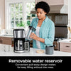 12-Cup Programmable Coffee Brewer, 2 Brew Styles, Adjustable Warm Plate, 60oz Water Reservoir, Delay Brew - Black/Stainless Steel