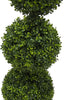 Everyday Tall Artificial Boxwood Topiary Triple Ball Tree - UV Resistant Indoor Outdoor - Potted Natural Green - Home Patio Faux Decor (no further discounts)