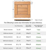 27PCS Natural Wood Deck Tiles Interlocking Patio Deck Tiles Solid Wood and Plastic Indoor&Outdoor