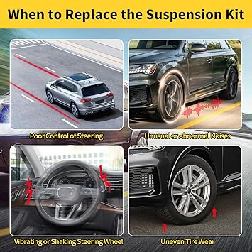 Front Lower Control Arm Fit for Buick Century Regal 1997-2005 Chevrolet Impala 2006-2016 Oldsmobile Intrigue 1998-2002 Pontiac Grand 2005-2008 K80538 K80539 K5342-8 Set Suspension Kit