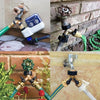 2 Pack Brass Garden Hose Splitter 2 Way, 3/4 Inch Hose Connector Tap Splitter, Hose Y Splitter, Hose Spigot Adapter 2 Valves with 4 Extra Rubber Washers